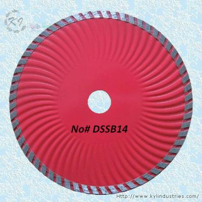 China Wave Turbo Saw Blade for Cutting Concrete and Brick - DSSB14 for sale