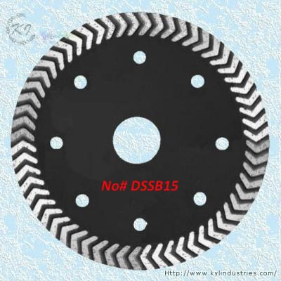 China Arrow Turbo Saw Blade for Cutting Concrete Brick and Hard Stone - DSSB15 for sale