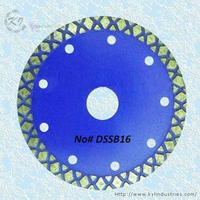 China Diamond Multi-X Segment Saw Blade for Cutting Concrete Brick and Stone - DSSB16 for sale