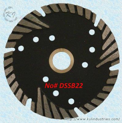 China Diamond Multi-segment Turbo Saw Blade for Abrasive Materials and Stone - DSSB22 for sale