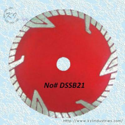 China Continuous Rim Deep Drop Knife-segmented Turbo Saw Blade for Concrete - DSSB21 for sale