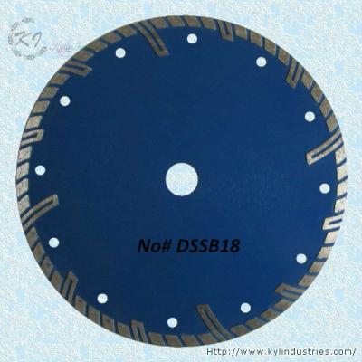 China Continuous Rim Deep Drop Segment Turbo Saw Blade - DSSB18 for sale