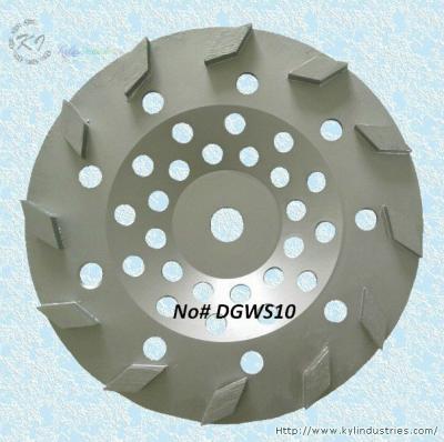 China Rhombic Segment Cup Grinding Wheel - DGWS10 for sale