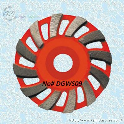 China Swirling Segment Cup Grinding Wheel - DGWS09 for sale