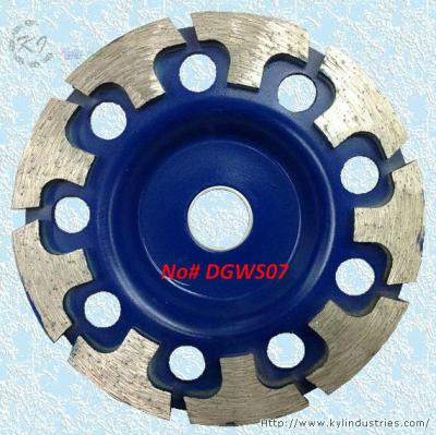 China T-Segmented Diamond Cup Grinding Wheel - DGWS07 for sale