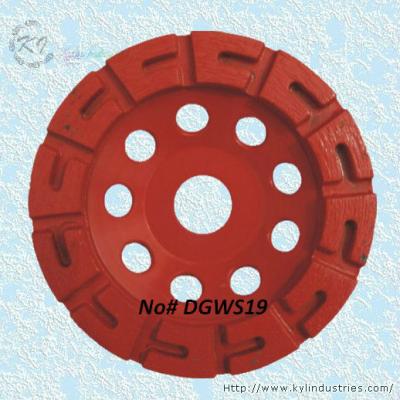 China U-shape Segment Diamond Cup Grinding Wheel - DGWS19 for sale