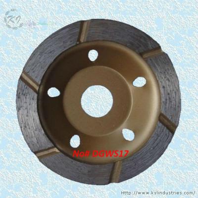 China Sintered Turbo Cup Grinding Wheel - DGWS17 for sale