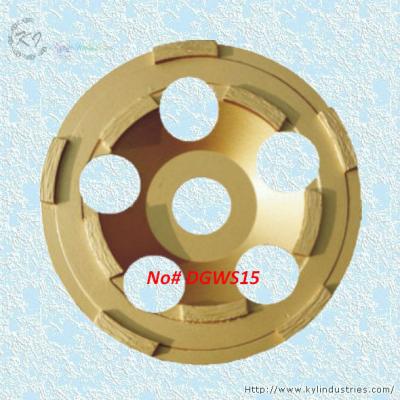 China Alternative Segment Double Row Cup Grinding Wheel - DGWS15 for sale