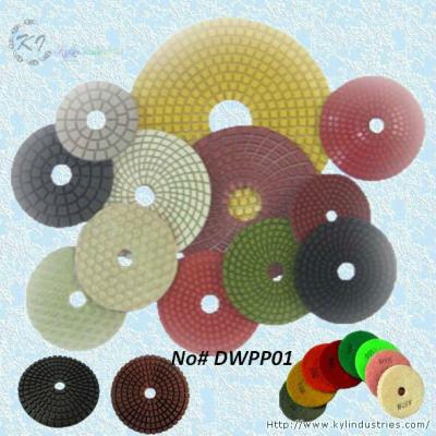 China Wet Polishing Pads for Granite and Marble (Diamond Grits# 50 ~ Buff) for sale