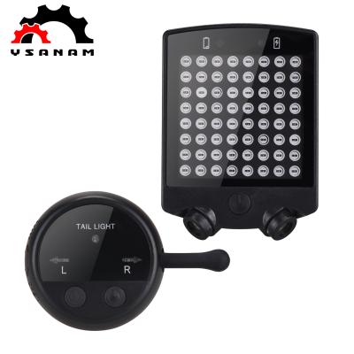 China YSANAM Bicicleta Wireless IP55 Bike Rear USB Bicycle Tail Light Fill Smart Remote Control Light YS-42 for sale