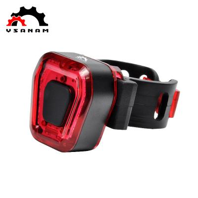 China YSANAM USB Equipment Accessories USB Rechargeable LED Bicycle Rear Light Hot Riding Waterproof Waterproof Tail Light for sale