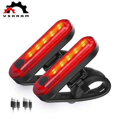 China YSANAM Bicicleta USB Rechargeable Bicycle Front And Tail USB Bright Fill Lights Are Suitable For Night Riding Bicycle Lights for sale