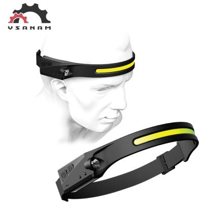 China YSANAM HL1 Convenient Head Torch 350 Lumen Super Bright Waterproof USB LED Headlight Rechargeable Headlamp For Outdoor for sale