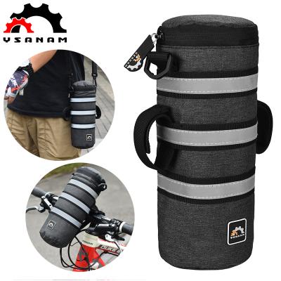 China Insulated Cycling Outdoor Mountaineering Bicycle Handlebar Water Holder Bike Handlebar Bottle Bag YSANAM Bicicleta Insulated Cup Drink Holder for sale