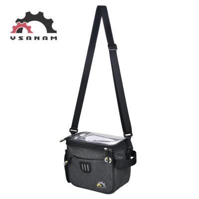 China Fashionabe Riding Front Tube Bag Waterproof Bike Pannier Bicycle Travel Bag Touch Screen Bmx Mtb Bottom Accessories for sale