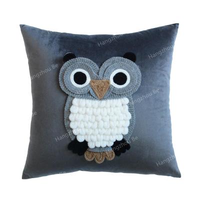 China Nondisposable 3D Crochet Owl Kid Pillow /Pillow Cover Cushion / Cushion Cover for sale