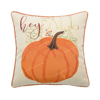 China Autumn Harvest Nondisposable Pumpkin Embroidered Pillow Cushion/Pillow Cover/Cushion Cover for sale