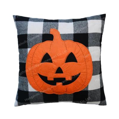 China Nondisposable Halloween Pumpkin Embroidered Pillow Cushion/Pillow Cover/Cushion Cover for sale