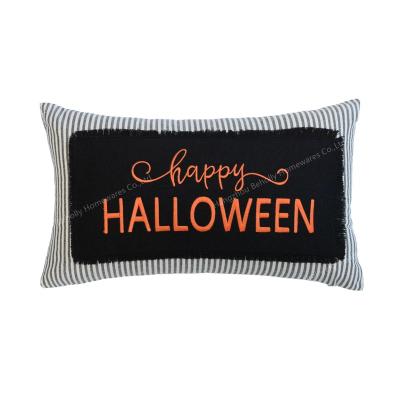 China Happy Halloween Nondisposable Appliqued Embroidered Pillow Cushion / Pillow Cover / Cushion Cover for sale