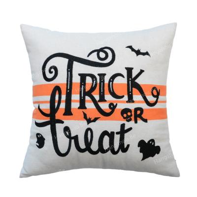 China Trick Or Treat Embroidered Tile Blanket Cushion Nondisposable/Halloween Pillow/Cushion Blanket for sale