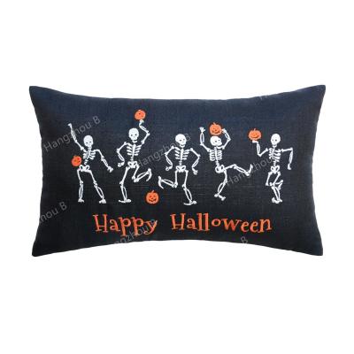 China Nondisposable Dancing Skeleton Throw Blanket Throw Pillow/Pumpkin Halloween Pillow/Cushion Blanket for sale