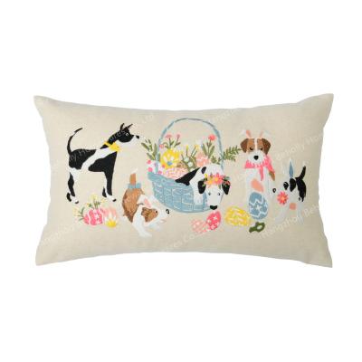 China Nondisposable Easter Purses Embroidered Pillow Cushion/Pillow Cover/Cushion Cover for sale