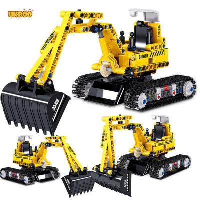 China Free Shipping DIY TOY UKBOO Gift 310PCS Crawler Excavator Technic Vehicle City Engineering Toys Building Blocks Brick Building Toys for sale