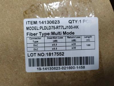 China PLFLF75-TY7LJ100-HK Mulyi Mode Fiber ITEM:14130623 for sale