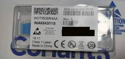 China ZXS-QPQ10GLW-00  - 40G QSFP Module 10KM  4 x InfiniBand QDR(10Gbps), 40G Ethernet (41.25Gbps), OTU3 (43.01Gbps) INFINERA for sale