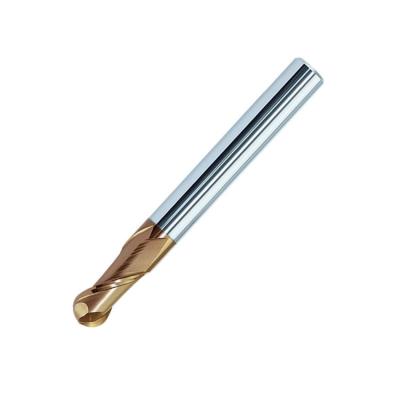 China Long Lifespan End Mills 28mm Diameter Tungsten Carbide Ball Nose End Mill 3/4 Carbide Insert Ball End Mill for sale