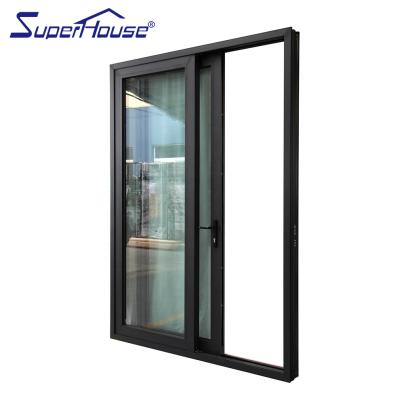 China Waterproof Modern Interior Pocket Sliding Tempered Glass Double Door For Bathroom for sale