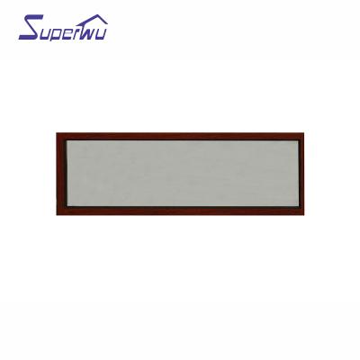 China Superhouse Magnetic Stained Glass Screen Panel Aluminum Alloy Double Glazing Fixed Cheap Windows For Home for sale