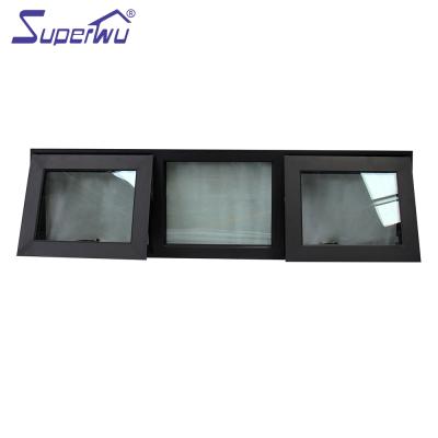 China Folding Screen Blinds In Awning Double Glass Window In Bedroom Window Awning Aluminum Windows for sale