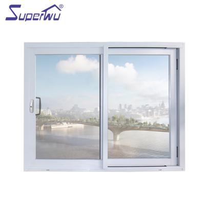 China Cheap Folding Screen Superhouse House Windows For Sale Aluminum Sliding Windows AS2047 NFRC Windows Double Glazing for sale