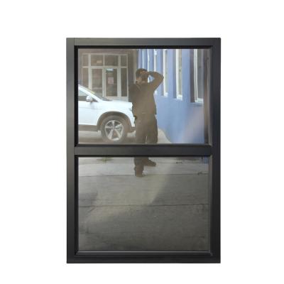 China Superhouse Folding Screen Customized Aluminum Black Fixed Window And Door With Double Pane for sale