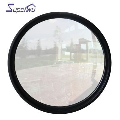 China Folding Screen Hurricane Impact Round Shape Aluminum Fixed Windows With Round Shape Aluminum Fixed Window for sale