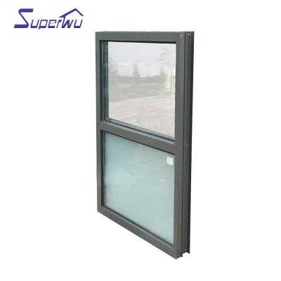 China High quality fixed glazed double screen simple design window aluminum window factory direct sale for sale