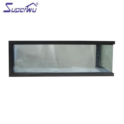 China Folding Screen Hurricane Impact Aluminum Window Corner Seal Glass Corner Window for sale