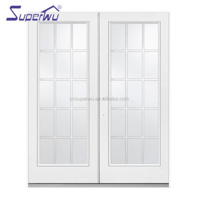 China Modern Door Manufacturer Superhouse USA PVC Exterior Doors and Standard Windows PVC Entry Door for sale