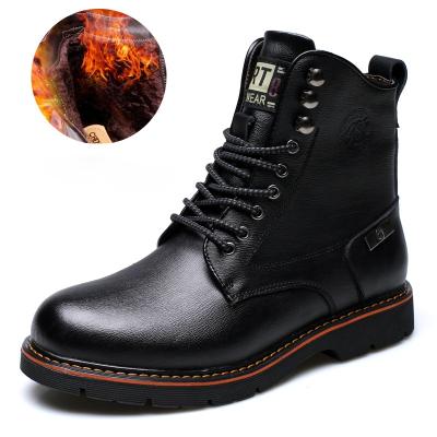 China Anti-Smell Best Selling New Men's Martin Boots Men's Casual Plus Velvet Boots High Quality Men's Shoes Fashion Military Boots for sale