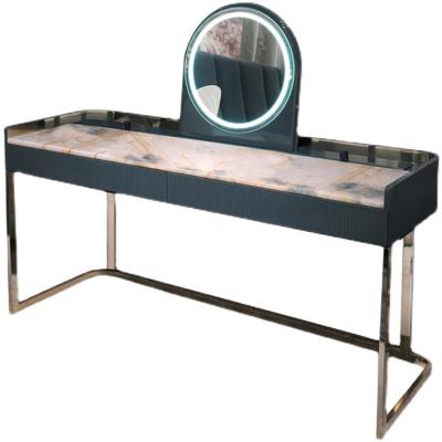 China Luxury Minimalist Marble Vanity Table Dresser Vanity Home Esion High End Custom Marble Dresser for sale