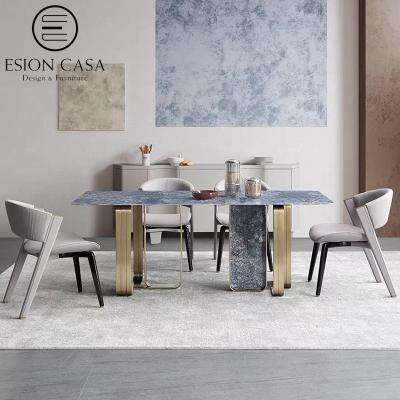 China HOME 2021 Normal Hot Sale ESION Luxury Chairs Dining Italian Style Design Modern Dining Chairs for sale