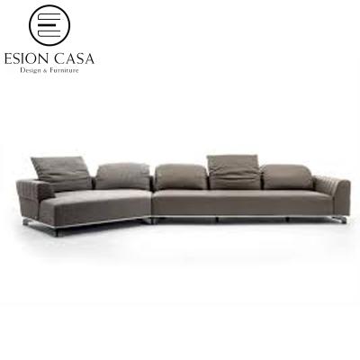 China ESION MAISON Sofa Set Set Furniture Living Room Sofa 2021 Latest Design L Shaped Sofa Set for sale