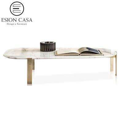 China High quality ESION de MAISON luxury marble coffee table Italian design smart coffee table for living room for sale