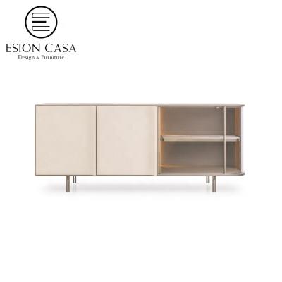 China Storage ESION HOUSE Corner Cabinet Modern Popular Storage Cabinet Luxury Living Room Cabinets for sale