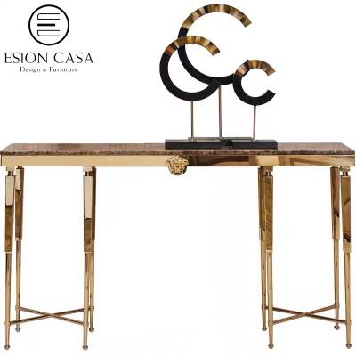 China Other ESION MAISON Luxury Furniture Luxury Console Table For Living Room Marble Top Table for sale