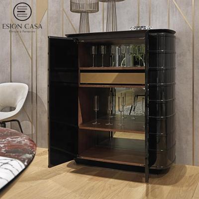 China ESION Storage MAISON Luxury Wine Cabinet Storage Cabinet Wall Tall Sideboard Cabinet For Dining Room for sale