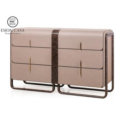 China Storage ESION HOUSE Italian Veneer Storage Cabinet Italian Veneer Tool Boxes and Storage Cabinets Wooden Tacker Table for sale