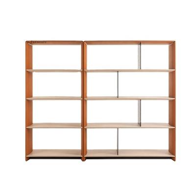 China Other Latest ESION MAISON D'ESION Gold Shelf Luxury Home Office Bookcase Modern Floor Bookcases for sale