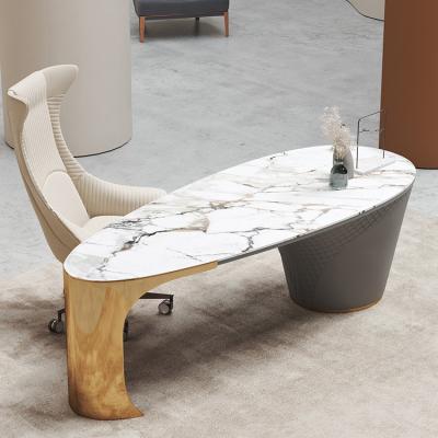 China MAISON D'ESION Marble Italian Computer Desk Other Modern Designer Office Furniture Designer Desk Tables for sale